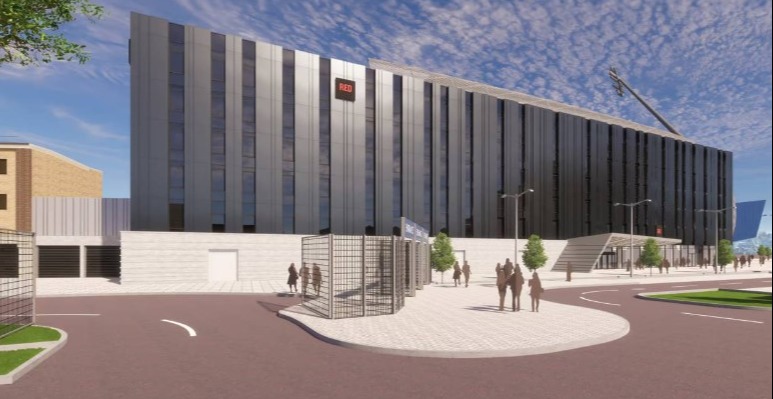 an artist 's impression of the rsb building