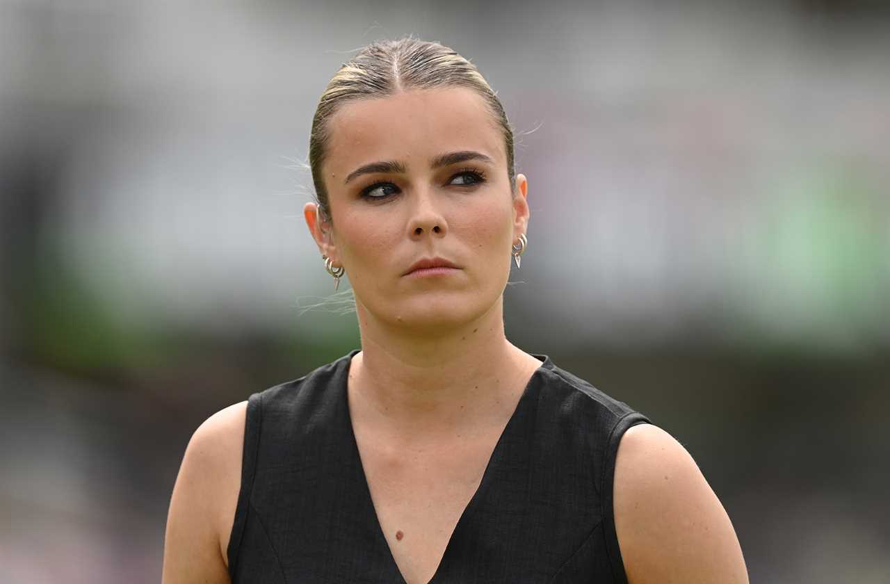 Alex Hartley at a cricket match.