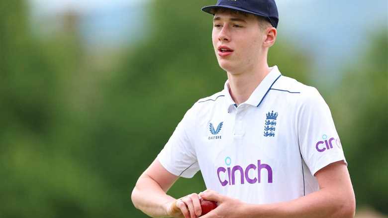 England legend’s son, 16, hits new career milestone with incredible century as dad watches on as his coach