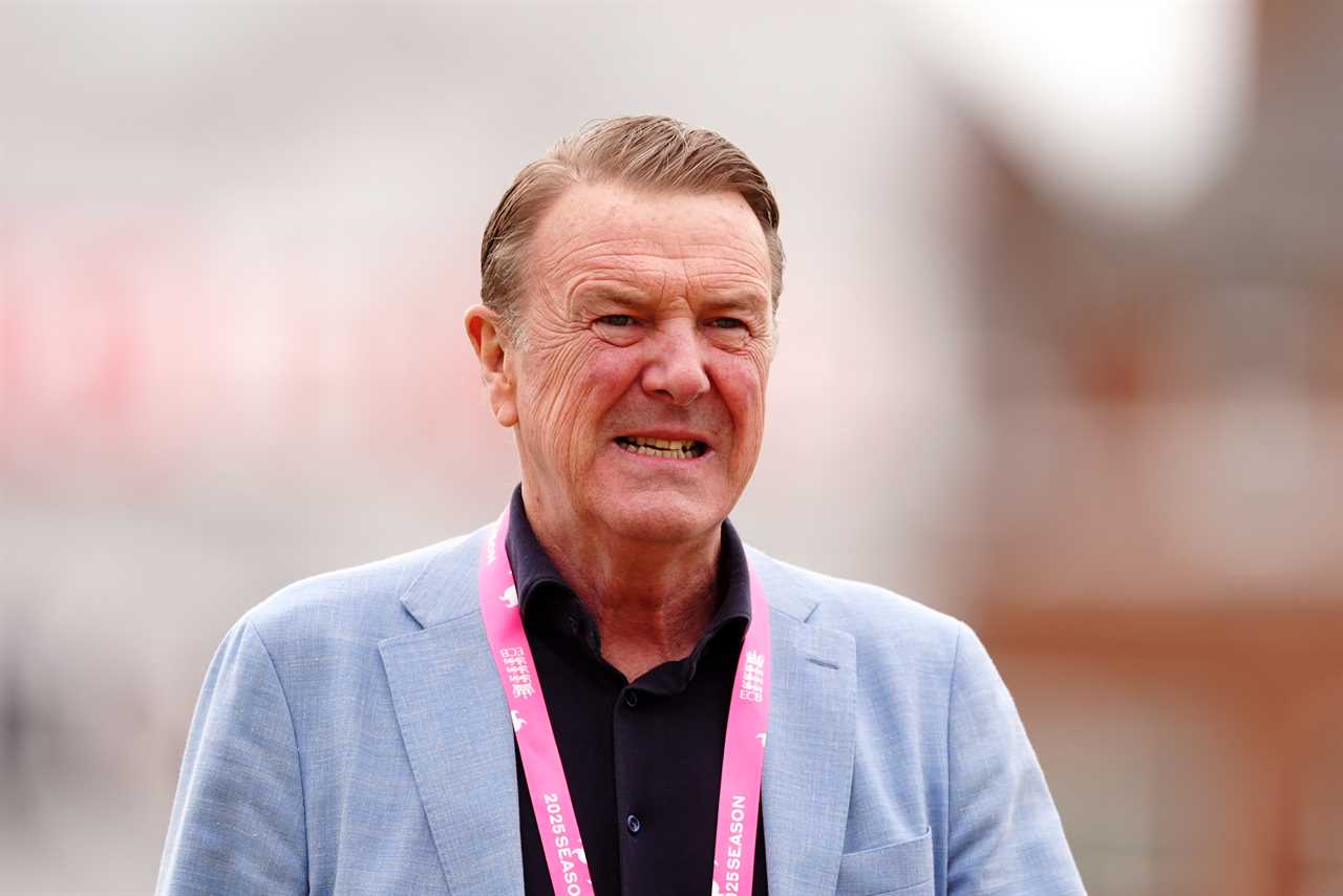 Phil Tufnell at the Rothesay International test series match.