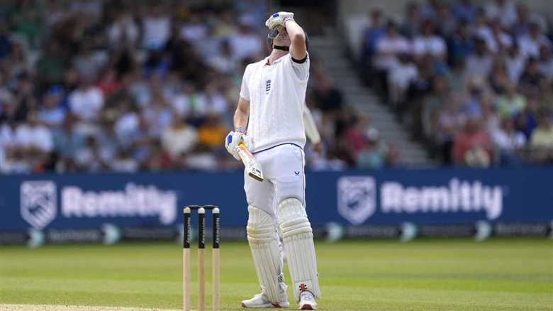 England set up neck-and-neck finale to First Test against India as Harry Brook comes agonisingly close to century