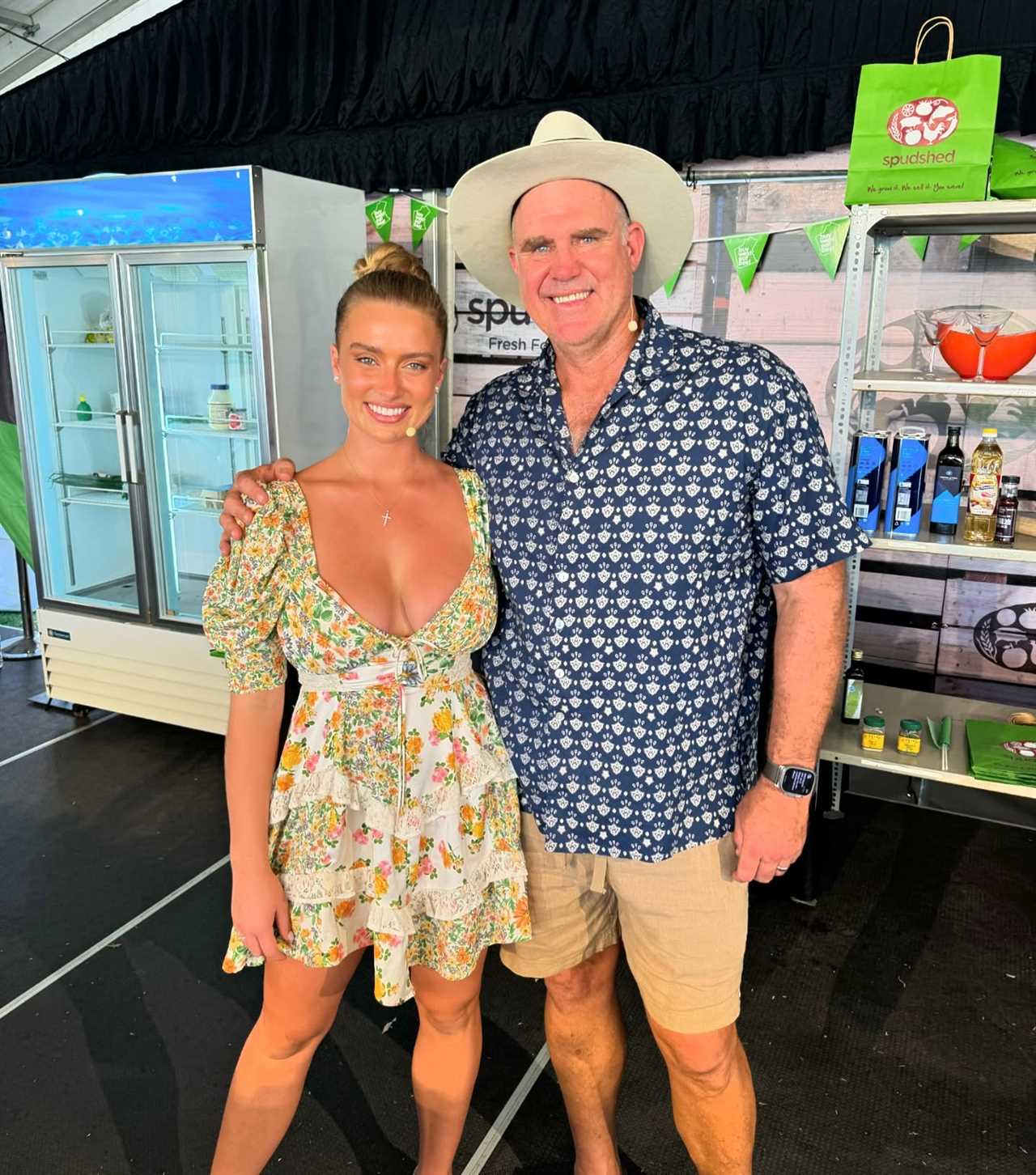 Photo of a man and woman standing together.