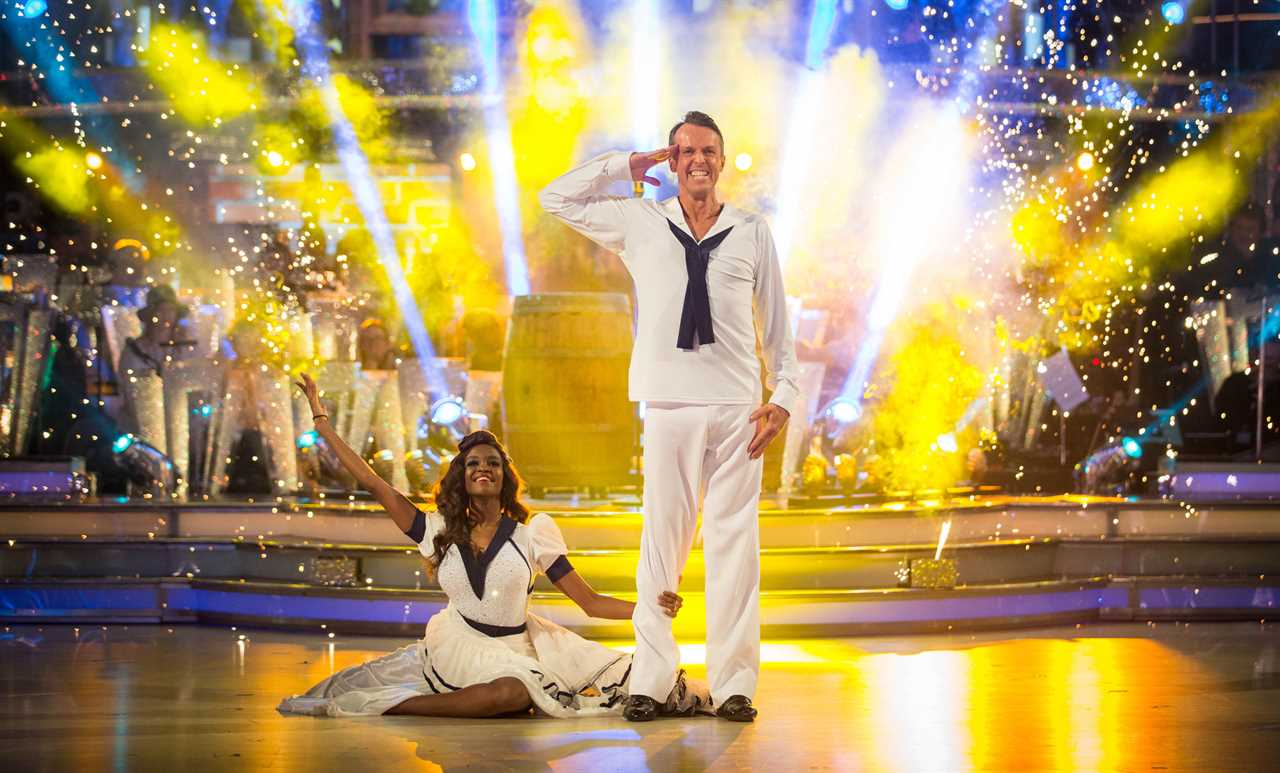 Oti Mabuse and Graeme Swann on Strictly Come Dancing.